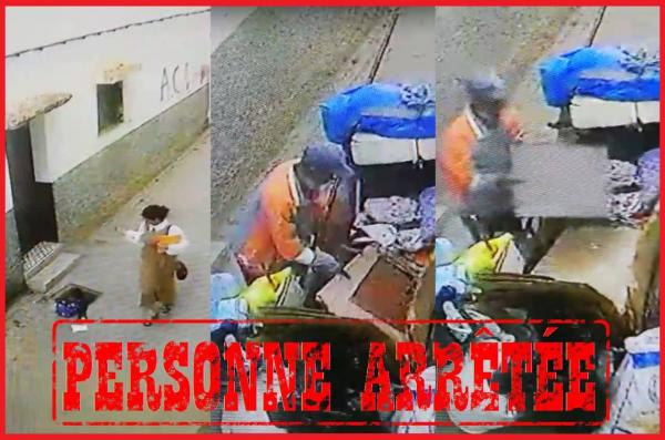 توقيف المتورط في سرقة "بالوعة" والتسبب في سقوط طفل قاصر بداخلها (فيديو)